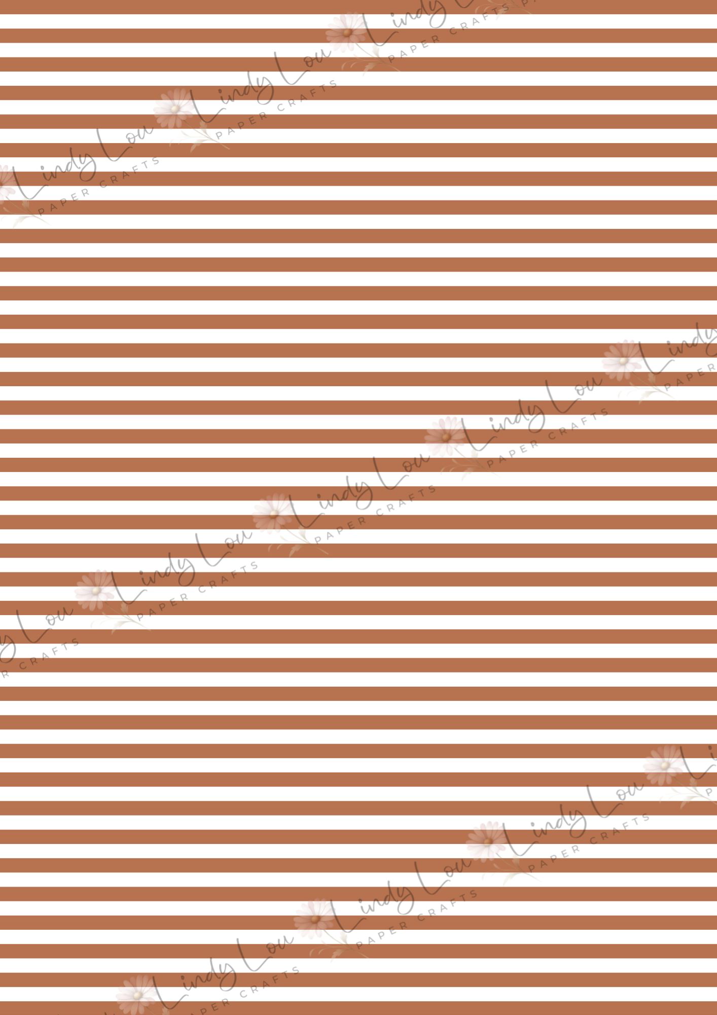 A4 Single Sheet - Paws & Whiskers - Tangerine Tracks