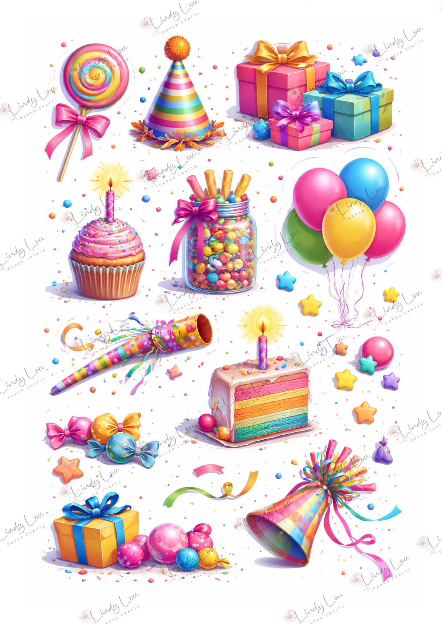 A6 Card Kit - Birthday Giggles