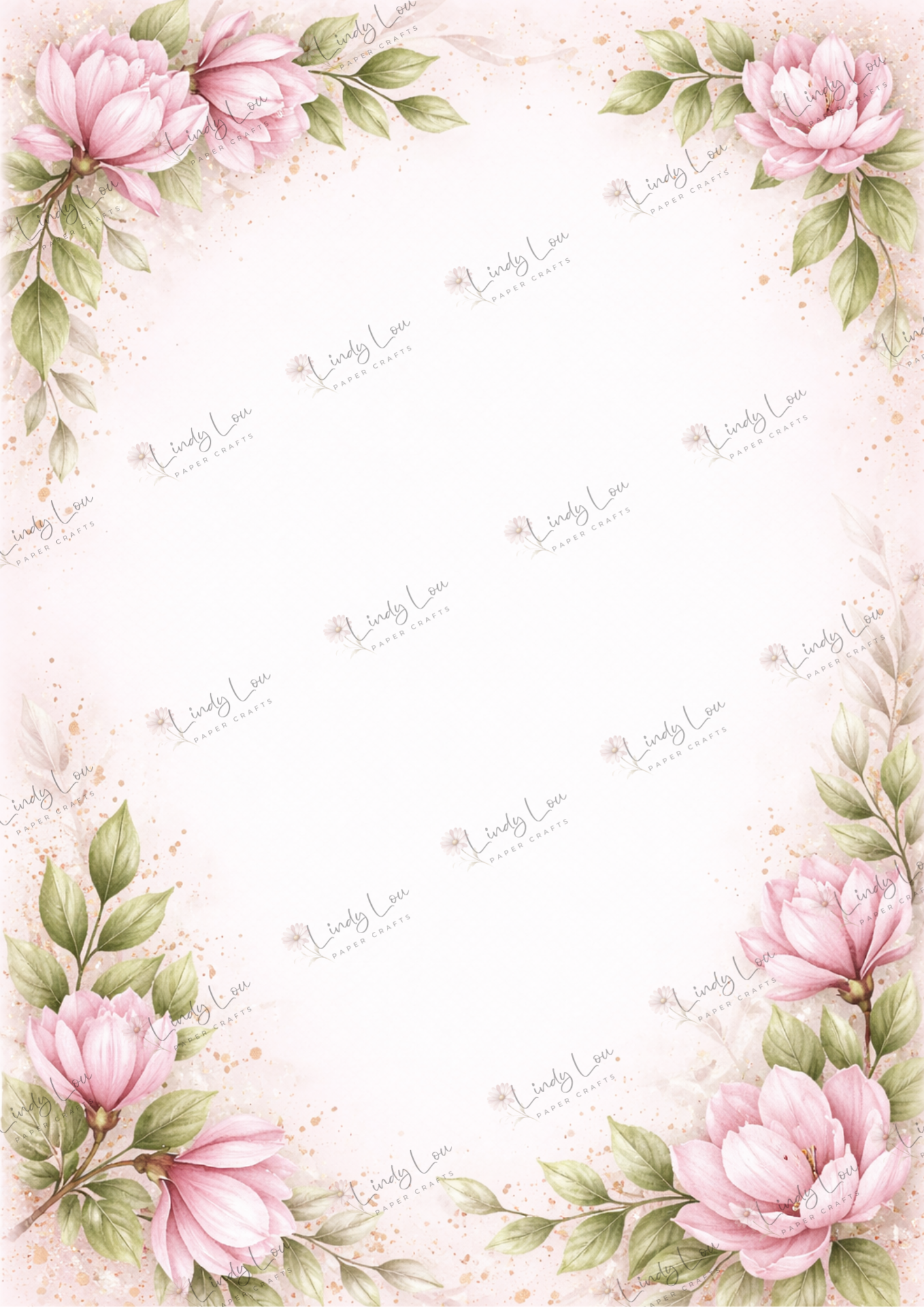 A4 Single Sheet - Mother's Day - Blooming Memories