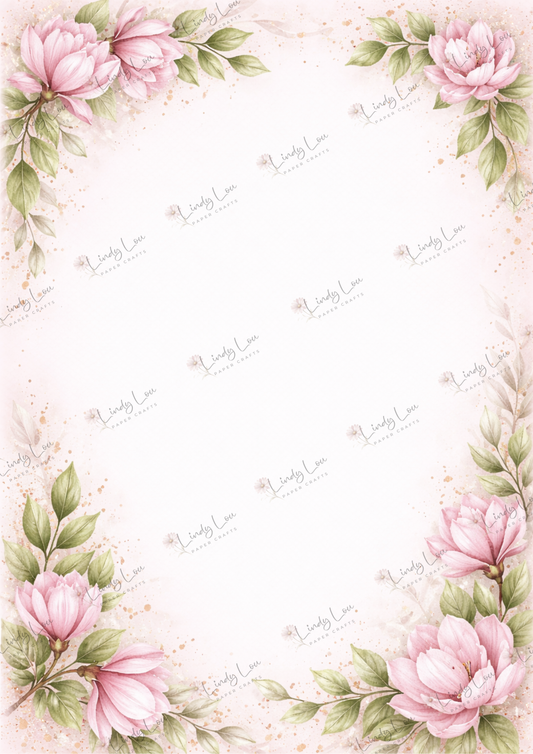 A4 Single Sheet - Mother's Day - Blooming Memories