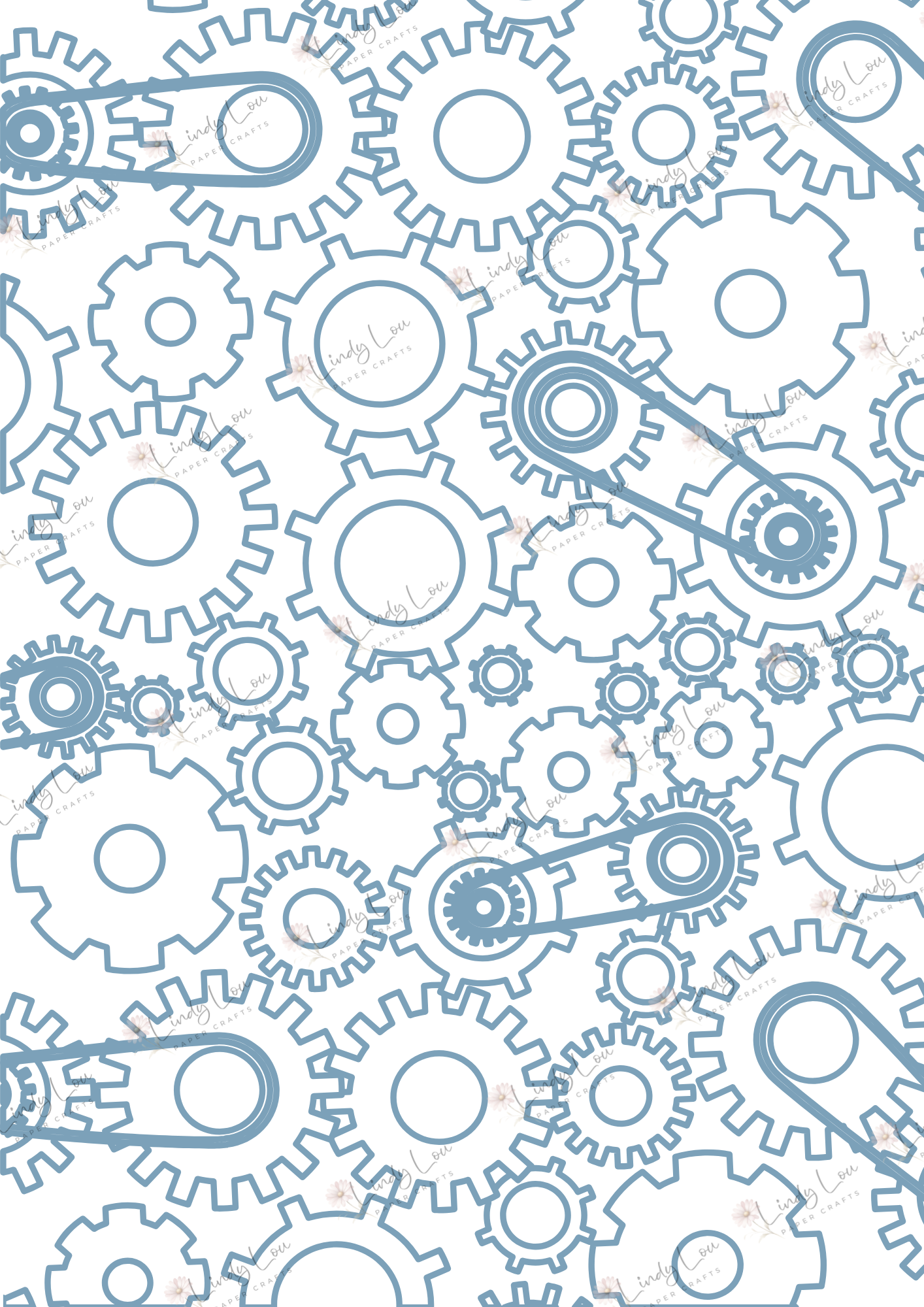 A4 Single Sheet - Robot Squad - Power In Motion