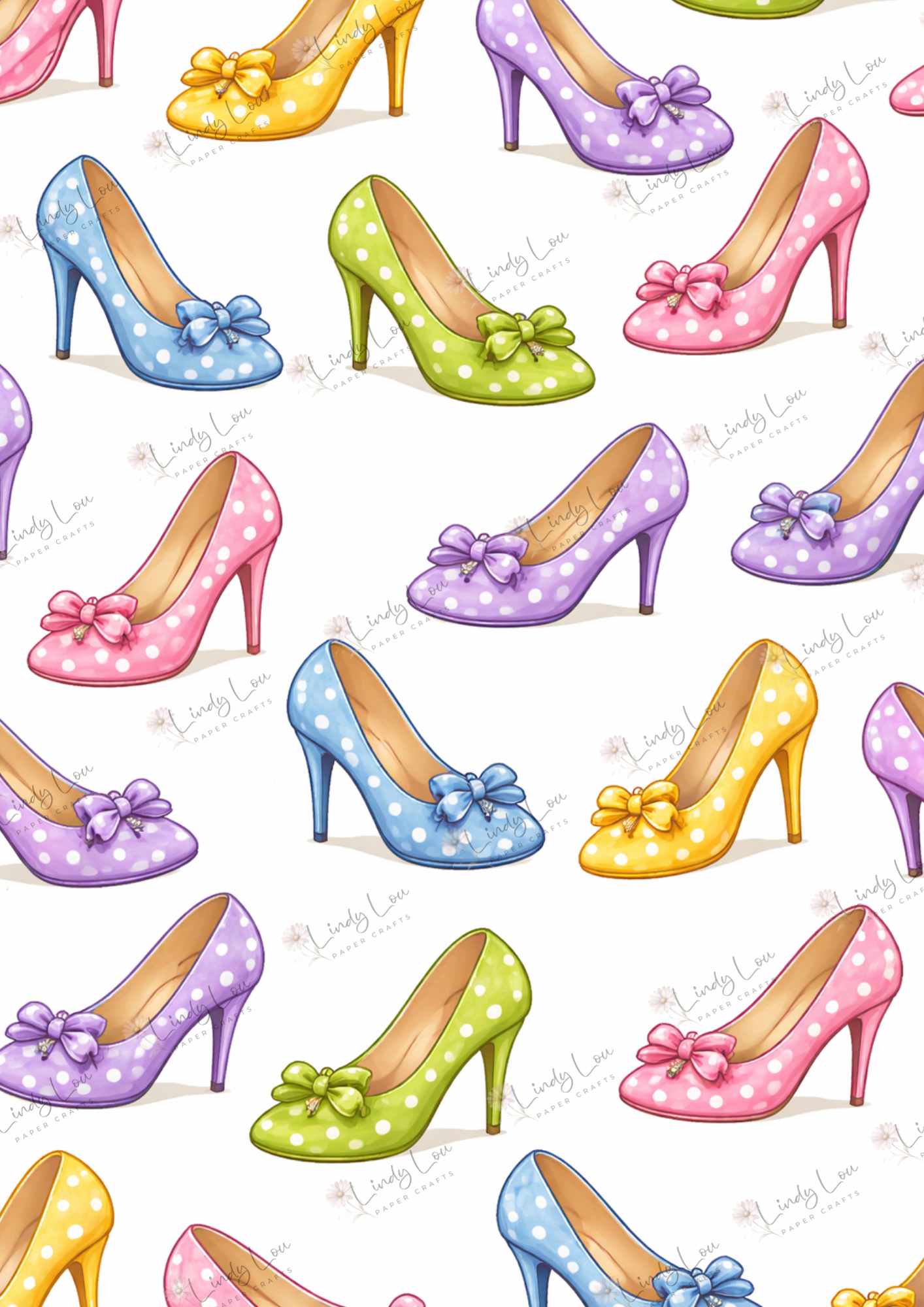 A4 Single Sheet - Devine Divas - Pretty Heels