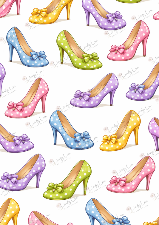 A4 Single Sheet - Devine Divas - Pretty Heels