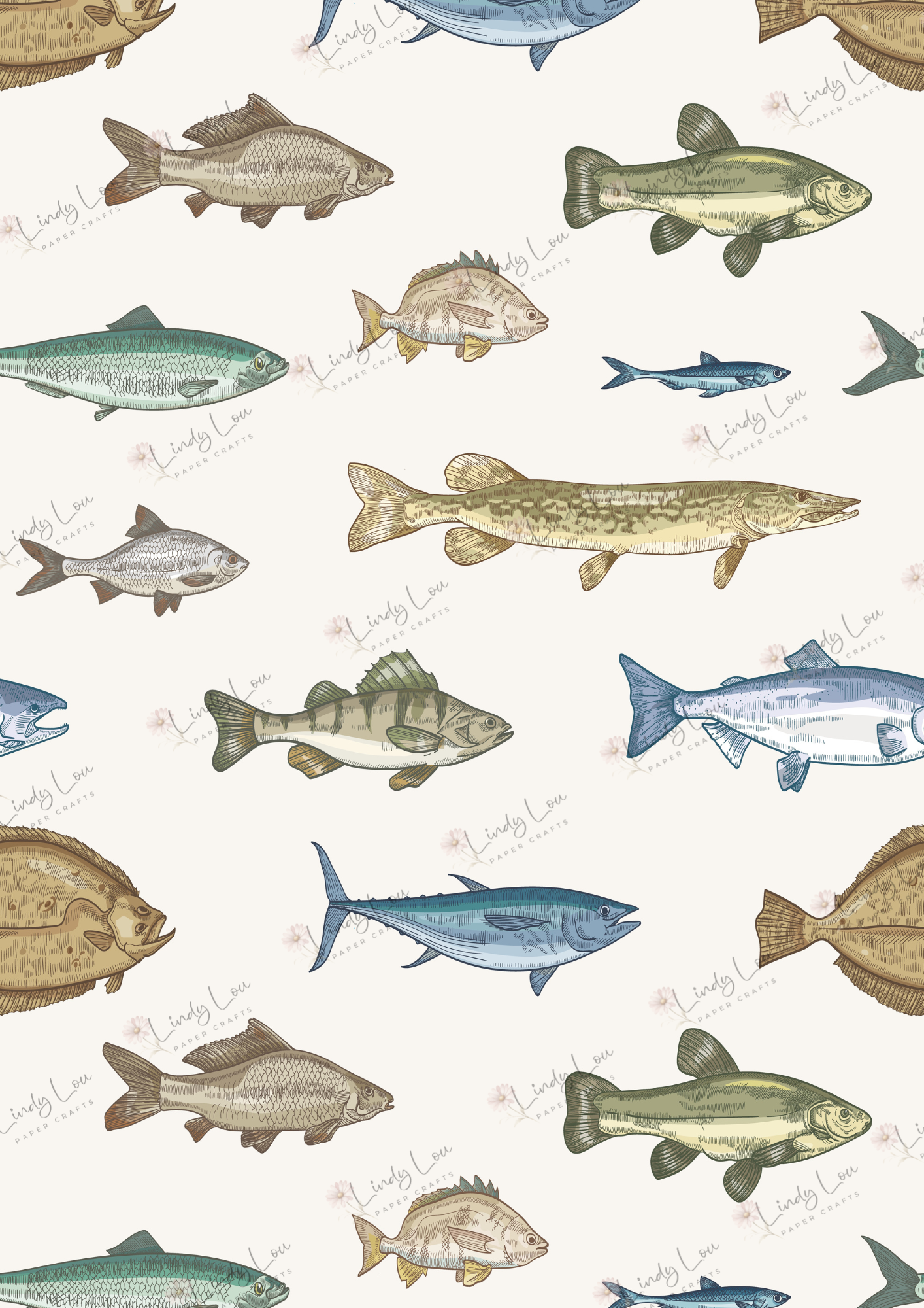 A4 Single Sheet - Gone Fishing - Catch of the Day