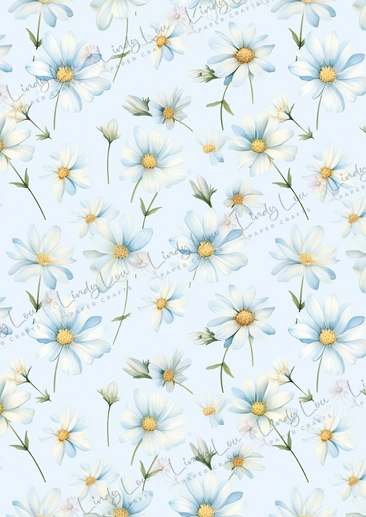 A4 Single Sheet - Daisy Girls - Bluebell Daisies