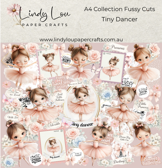 Ephemera: Fussy Cuts - A4 Collection - Tiny Dancer