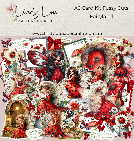 Ephemera: Fussy Cuts - A6 Card Kit - Fairyland