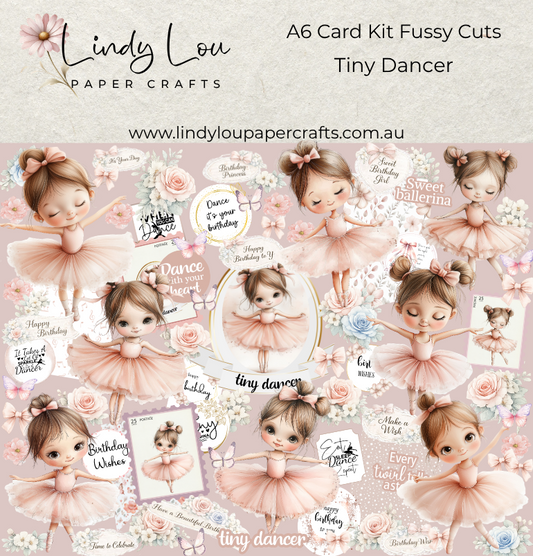 Ephemera: Fussy Cuts - A6 Card Kit - Tiny Dancer