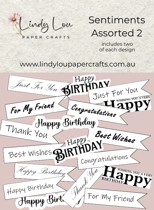 Ephemera: Sentiments - Assorted 2