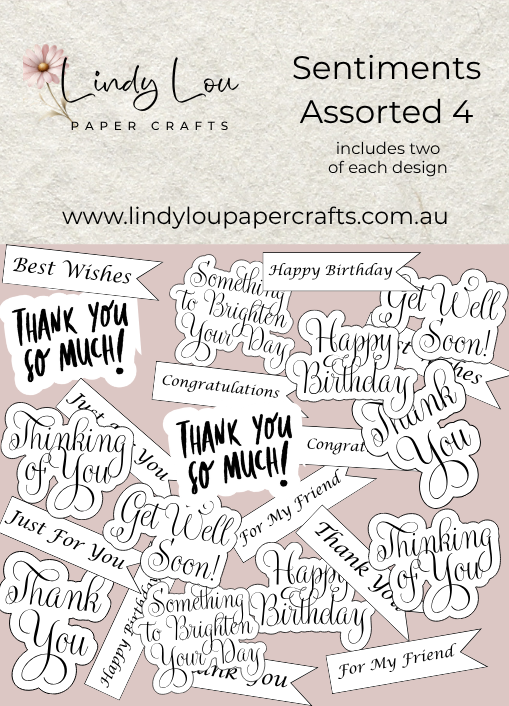 Ephemera: Sentiments - Assorted 4