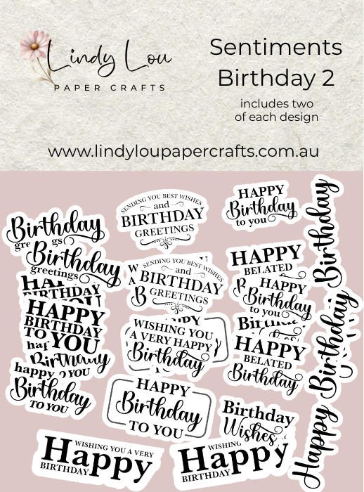 Ephemera: Sentiments - Birthday 2