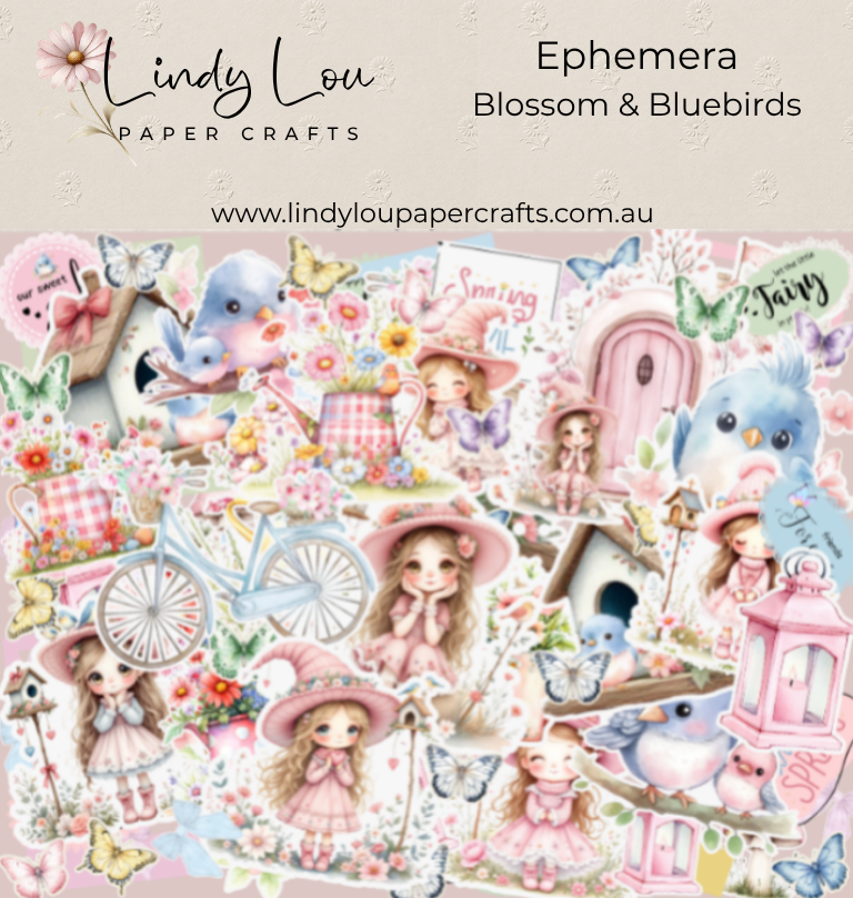 Ephemera: Blossom & Bluebirds