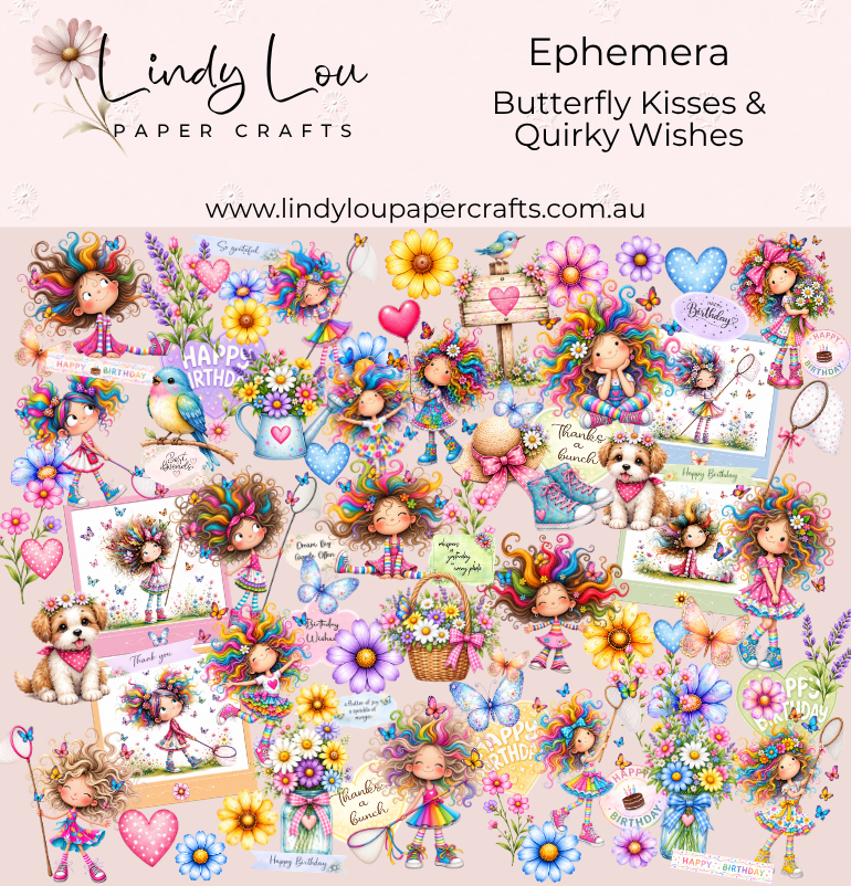 Ephemera: Butterfly Kisses & Quirky Wishes