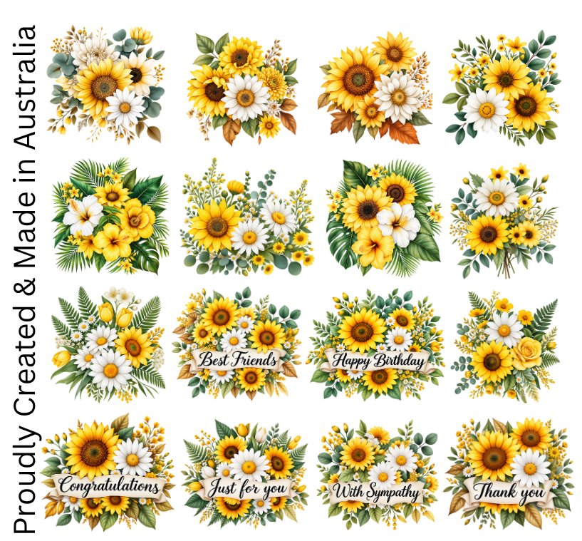 Ephemera: Florals - Sunflowers