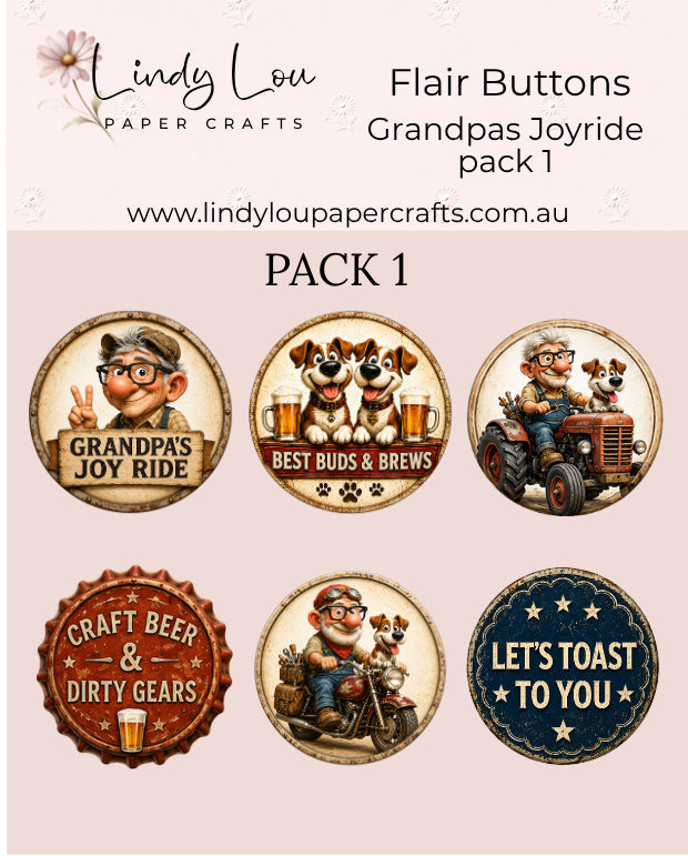 Flair Buttons - Grandpas Joyride