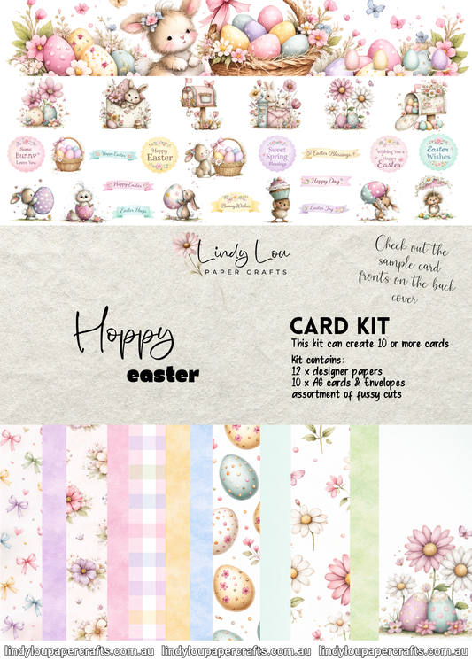 A6 Card Kit - Hoppy Easter