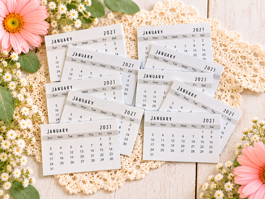 Calendars 2027 - pack of 10