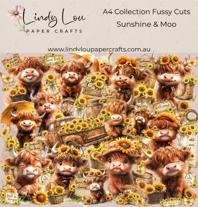 Ephemera: Fussy Cuts - Sunshine & Moo