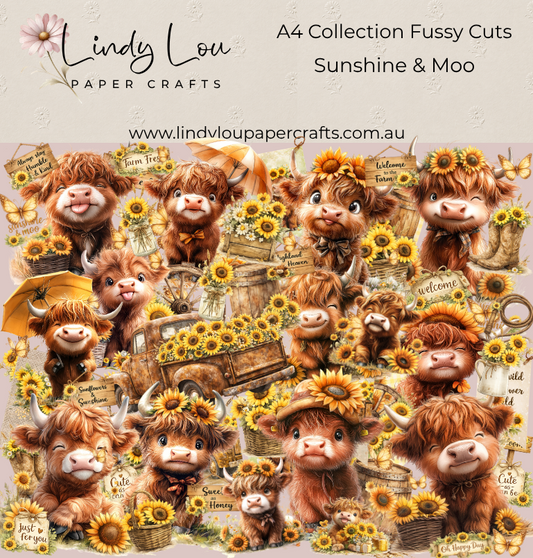 Ephemera: Fussy Cuts - Sunshine & Moo