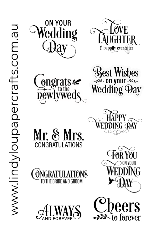 Ephemera: Sentiments - Wedding