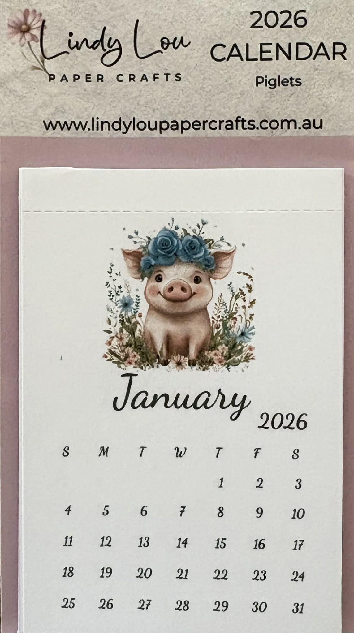 Calendars 2026 - Piglets