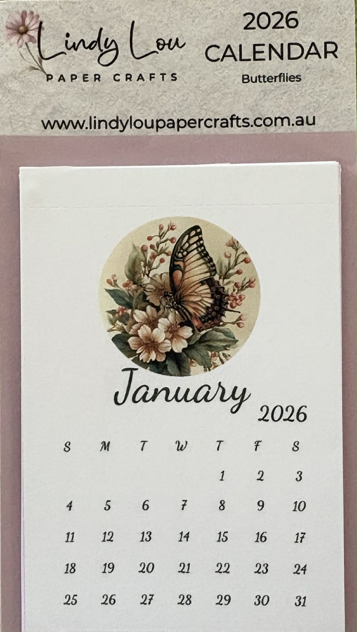 Calendars 2026 - Butterflies