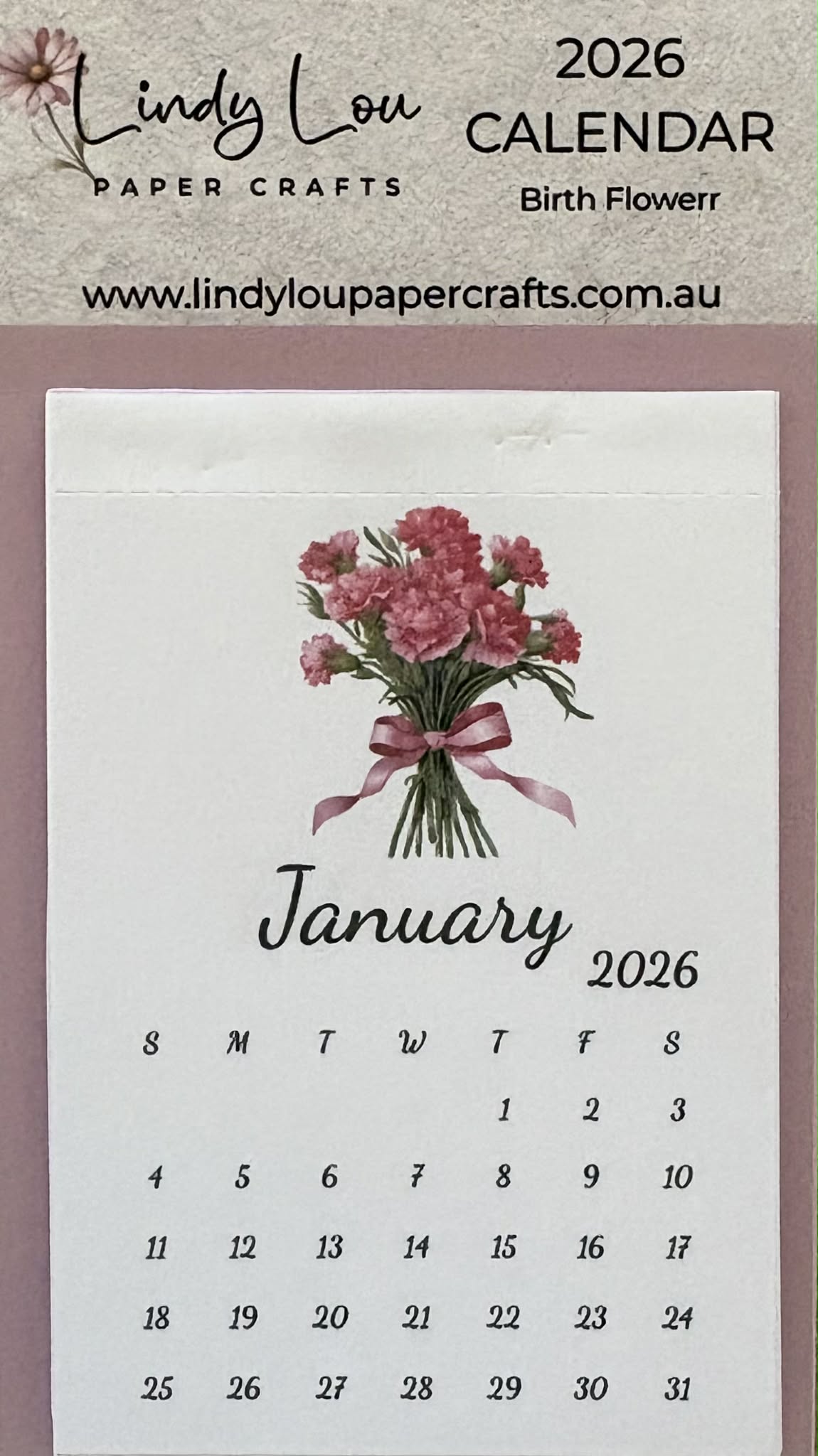 Calendars 2026 - Birth Month Flowers