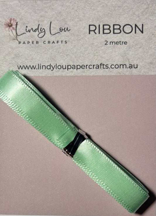 Embelishments - Satin Ribbon - Green