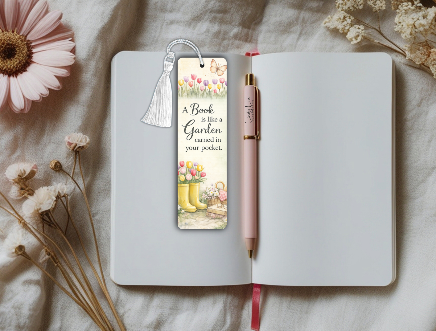 Bookmarks - Tip Toe Through The Tulips